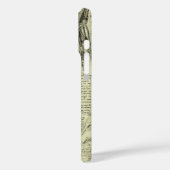 Coques Case-Mate iPhone L'anatomie de la main humaine de Léonard de Vinci (Verso / Gauche)