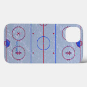 Coques Case-Mate iPhone Lancement de patinoire d'hockey (Verso (horizontal))
