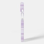 Coques Case-Mate iPhone Landes violettes de chardon monogramme (Verso / Gauche)