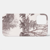 Coques Case-Mate iPhone Landscape with bears, cubs, winter trees and fir t (Verso (horizontal))