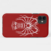 Coques Case-Mate iPhone Langouste dans des couleurs de piqué (Dos (Horizontal))
