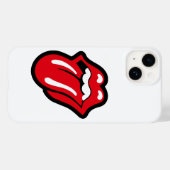 Coques Case-Mate iPhone Langue rouge (Verso (horizontal))
