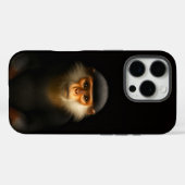 Coques Case-Mate iPhone Langur Douc Rouge Black 4 Luxe iPhone 16 Pro (Verso (horizontal))