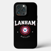 Coques Case-Mate iPhone Lanham Maryland Rouge et Blanc (Verso)