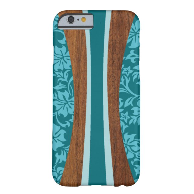 Coques Case-Mate iPhone Laniakea Hawaiian Faux Wood Surboard (Dos)