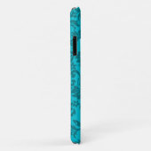Coques Case-Mate iPhone Laniakea Hawaiian Faux Wood Surfer Turquoise (Dos/Droite)