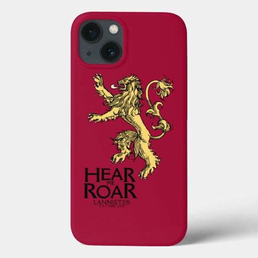 Coques Case-Mate iPhone Lannister Sigil - Entendez-Moi Roar (Verso)