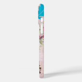 Coques Case-Mate iPhone Lanterne iPhone Fleur de Cerisier Monogramme Oisea (Verso / Gauche)