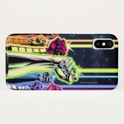 Coques Case-Mate iPhone Lanterne verte - Mains dans l'air (Dos (Horizontal))