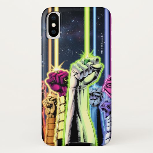 Coques Case-Mate iPhone Lanterne verte - Mains dans l'air (Dos)