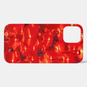 Coques Case-Mate iPhone lanternes rouges traditionnelles décorées pour le (Verso (horizontal))