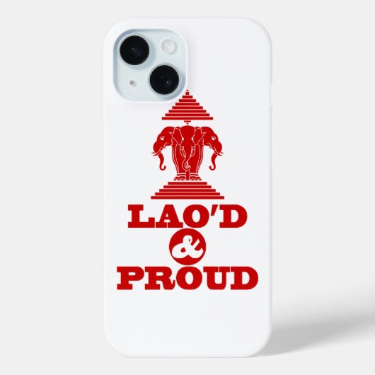 COQUES Case-Mate iPhone LAO'D ET FIER (Verso)