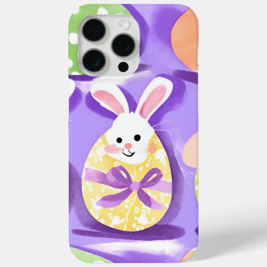 Coques Case-Mate iPhone lapin avec oeufs de pâques (Verso)