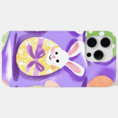 Coques Case-Mate iPhone lapin avec oeufs de pâques (Verso (horizontal))