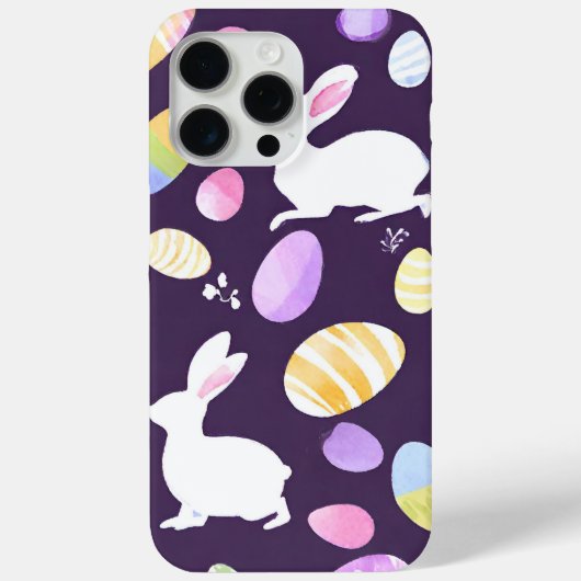 Coques Case-Mate iPhone lapin avec oeufs de pâques (Verso)