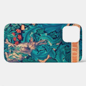 Coques Case-Mate iPhone Lapin dans la forêt, William Morris (Verso (horizontal))
