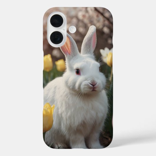 Coques Case-Mate iPhone Lapin dans le jardin de printemps (Verso)