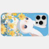 Coques Case-Mate iPhone Lapin dans le pré ensoleillé (Verso (horizontal))