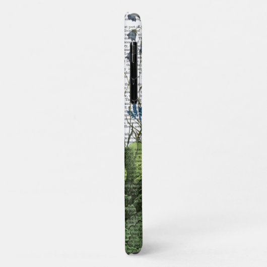 Coques Case-Mate iPhone Lapin dans une patte de chou (Dos/Gauche)