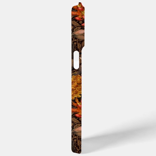 Coques Case-Mate iPhone Lapin d'automne sur brun (Verso / Droite)