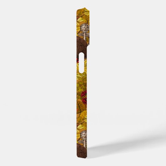 Coques Case-Mate iPhone Lapin d'automne sur ocre (Verso / Droite)