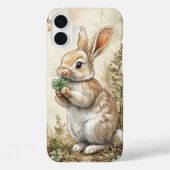 Coques Case-Mate iPhone Lapin de forêt à l'aquarelle Nature (Verso)