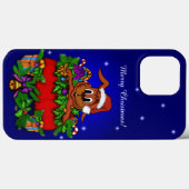 Coques Case-Mate iPhone Lapin de Noël (Verso (horizontal))