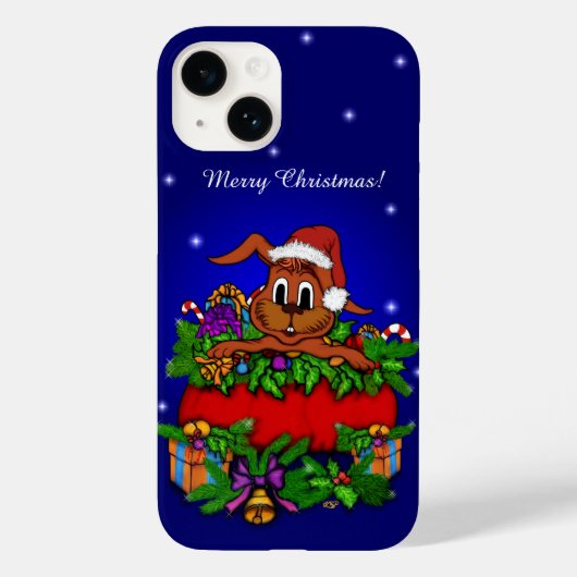 Coques Case-Mate iPhone Lapin de Noël (Verso)