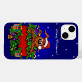 Coques Case-Mate iPhone Lapin de Noël (Verso (horizontal))