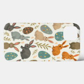 Coques Case-Mate iPhone Lapin de Pâques (Verso (horizontal))