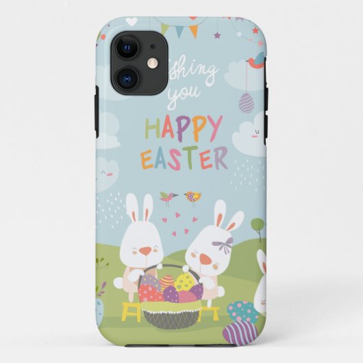 Coques Case-Mate iPhone lapin de pâques (Dos)