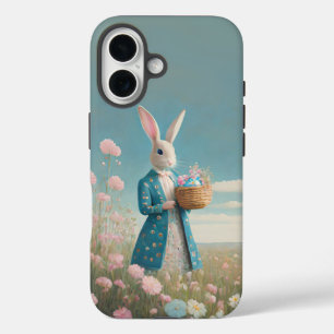 Coques iPhone 16 lapin de Pâques avec oeufs de Pâques Joyeuses Pâqu