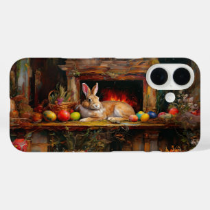 Coques iPhone 16 Lapin de Pâques Coloré oeufs de Pâques