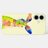 Coques Case-Mate iPhone Lapin de Pâques mignon (Verso (horizontal))