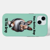 Coques Case-Mate iPhone Lapin de saut mignon (Verso (horizontal))