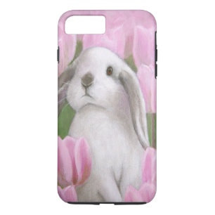 Coques Pour iPhone Lapin et tulipes