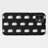 Coques Case-Mate iPhone Lapin Hipster Drôle Lapin Avec Lunettes Mignonne A (Dos (Horizontal))