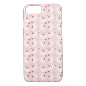 Coques Case-Mate iPhone Lapin Lapin Fleur Motif rose (Dos)