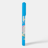 Coques Case-Mate iPhone Lapin pastel groovy des années 70 (Verso / Droite)