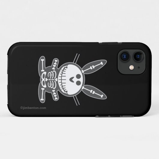 Coques Case-Mate iPhone Lapin squelettique (Dos (Horizontal))
