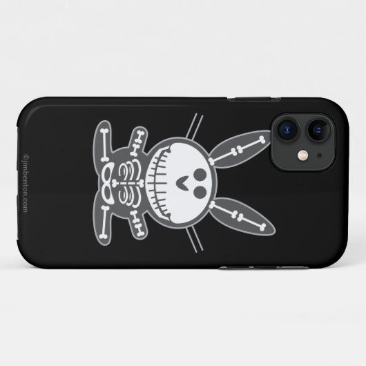 Coques Case-Mate iPhone Lapin squelettique (Dos (Horizontal))