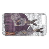 Coques Case-Mate iPhone Lapins en violet.png (Dos (Horizontal))
