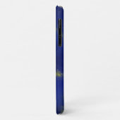 Coques Case-Mate iPhone Lapis Bleu et Or (Dos/Gauche)