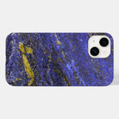 Coques Case-Mate iPhone Lapis bleu et or Lazuli (Verso (horizontal))