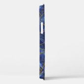 Coques Case-Mate iPhone Lapis Lazuli Inlay Look avec Golden Trim (Verso / Droite)