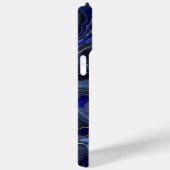 Coques Case-Mate iPhone Lapis Lazuli Monogramme (Verso / Droite)