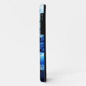Coques Case-Mate iPhone L'arbre dans la glace bleue (Dos/Gauche)