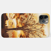 Coques Case-Mate iPhone L'arbre en or fondu (Dos (Horizontal))