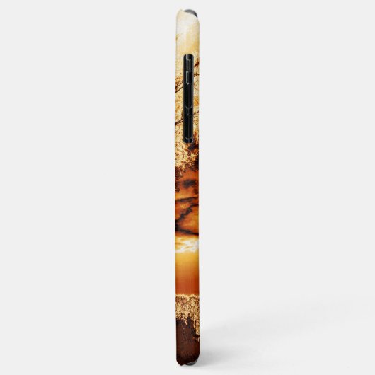 Coques Case-Mate iPhone L'arbre en or fondu (Dos/Gauche)