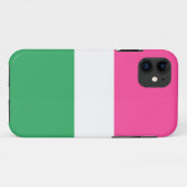 Coques Case-Mate iPhone Large Chic Watermelon rose Vert Blancs (Dos (Horizontal))